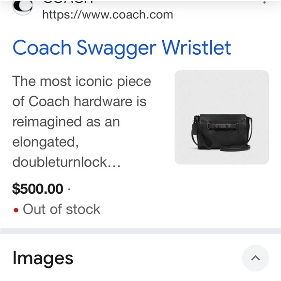 Coach Swagger Crossbody Black Leather Crossbody or Shoulder Bag A1532-53032 - Picture 9 of 9